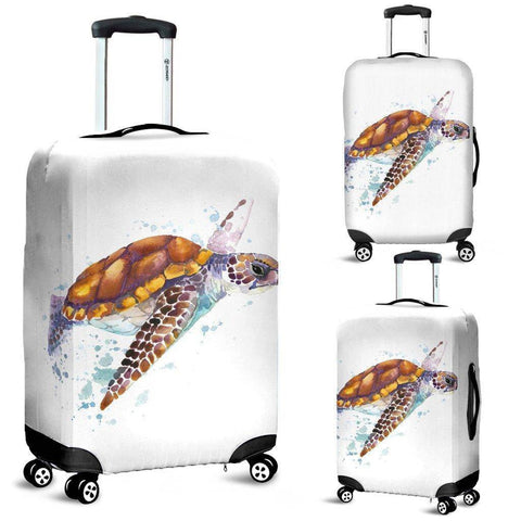 Image of Cute Turtle Luggage Cover V2 