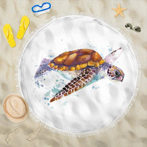 Beach Blanket Turtle V.2 Beach Blanket 