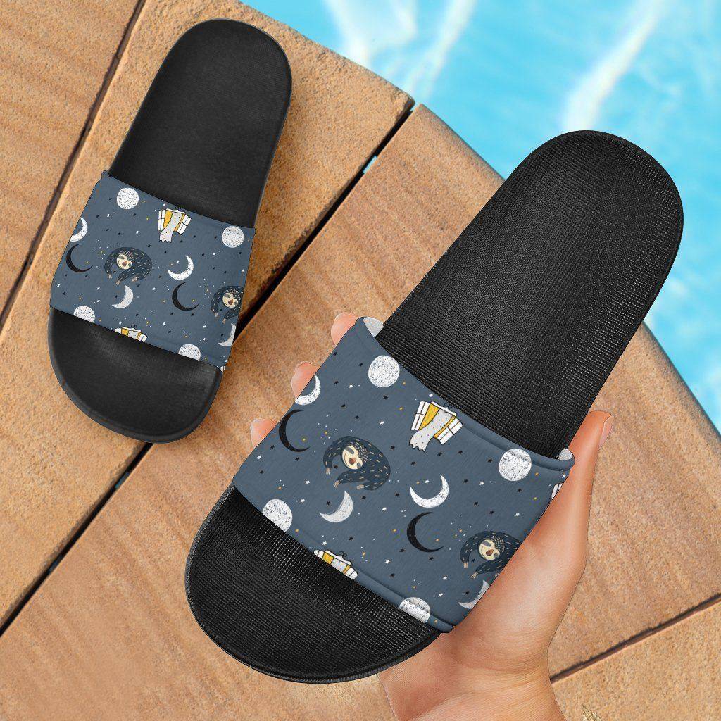 Sleeping Space Sloth Slide Sandals Slides 