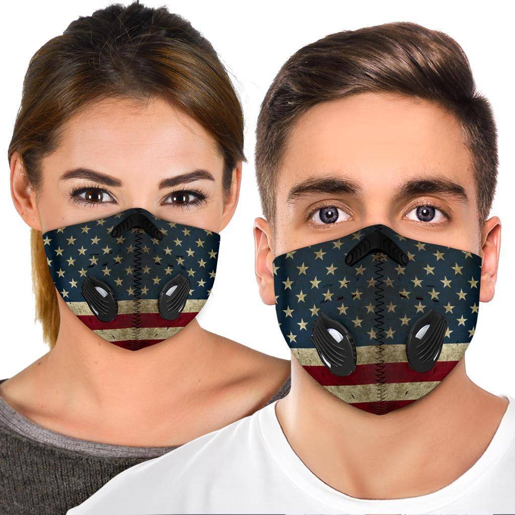 Premium American Flag Face Mask Face Mask 