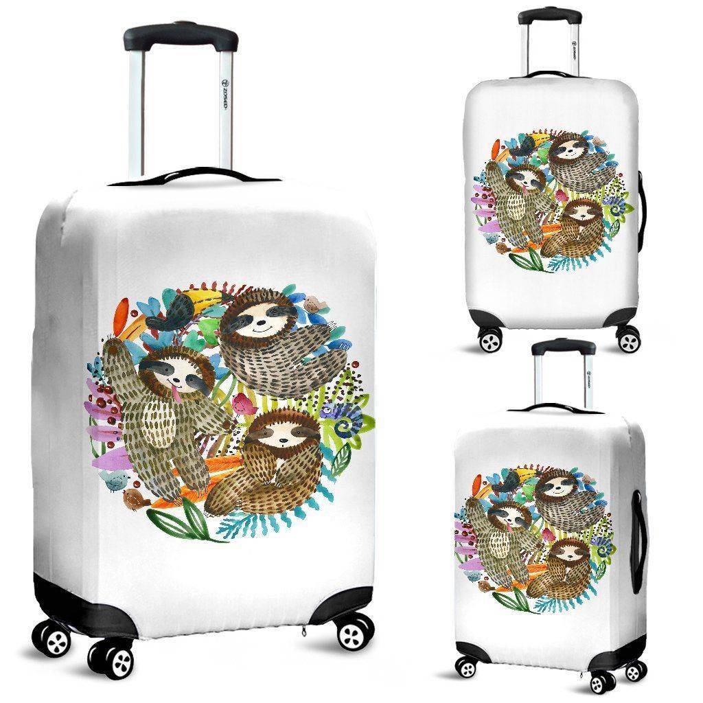 Sloth Trio Luggage Cover 