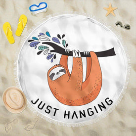 Fun 'Just Hanging' Beach Blanket Beach Blanket 