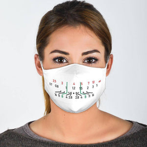Focal Length Face Mask White Face Mask Face Mask - White Adult Mask + 2 FREE Filters (Age 13+) 