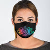 Colorful Camera Fask Mask Face Mask Face Mask - Black Adult Mask + 2 FREE Filters (Age 13+) 