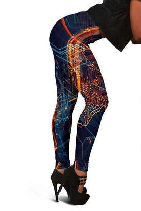 Circuit Board Leggings Leggings 