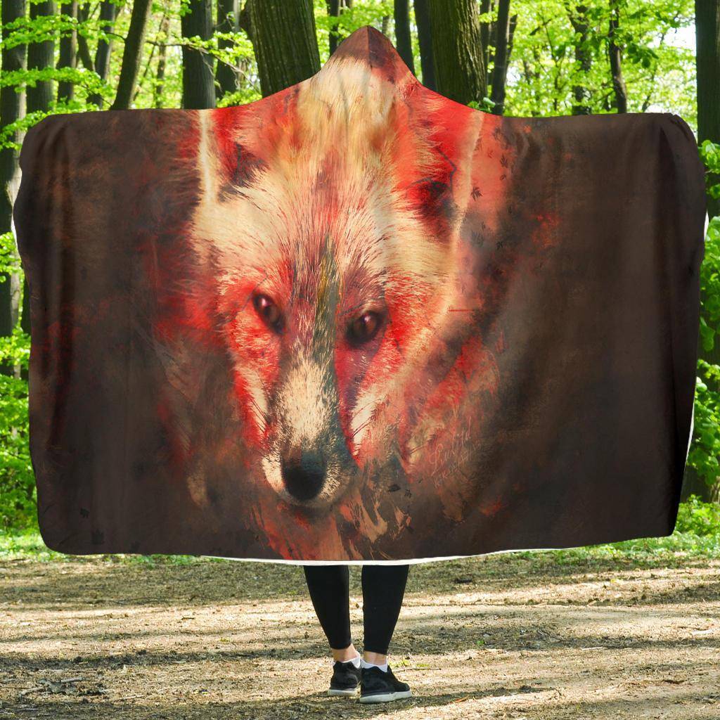 Fox Hooded Blanket V.1 