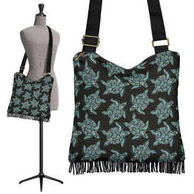Cool Sea Turtle Boho Purse V.2.1 purse 