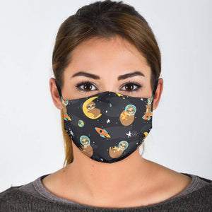 Space Sloth Face Mask 