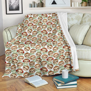 Happy DJ Sloth Blanket