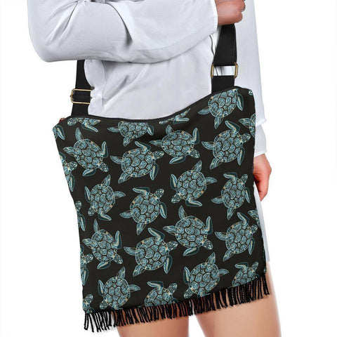 Image of Cool Sea Turtle Boho Purse V.2.1 purse 