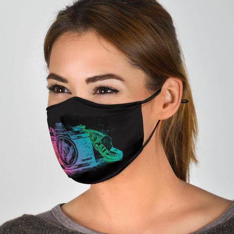 Image of Colorful Camera Fask Mask Face Mask 