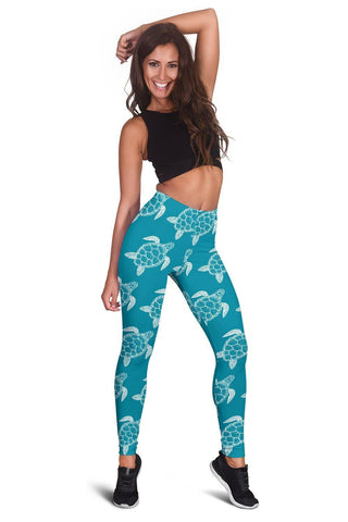 Image of Premium Sea Turtle Leggings V.3 