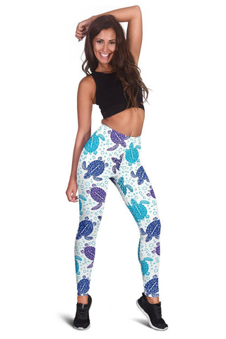 Image of Premium Sea Turtle Leggings V.1 