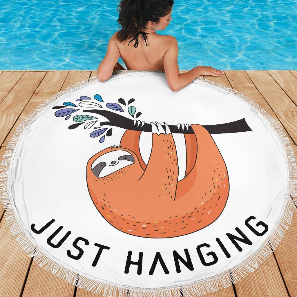 Fun 'Just Hanging' Beach Blanket Beach Blanket 