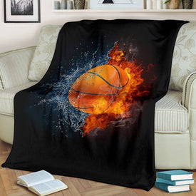 Elemental Basketball Blanket