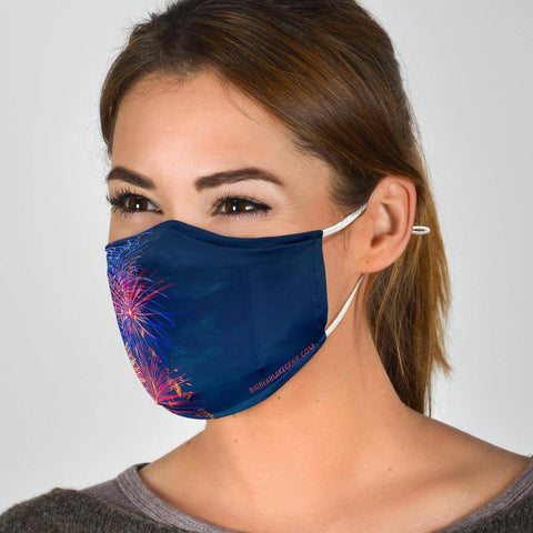 Image of Fireworks Face Mask V2 Face Mask 
