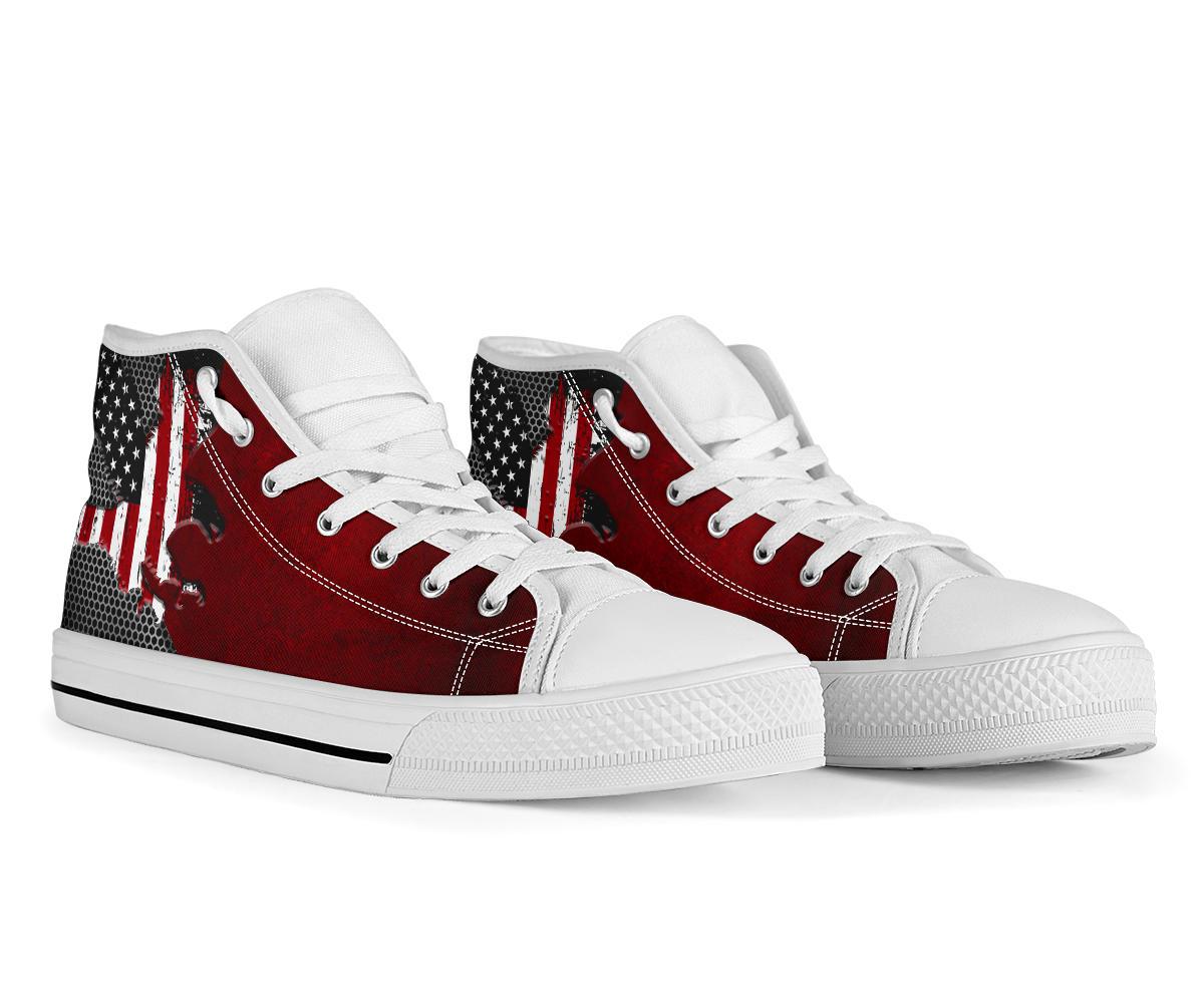 American Eagle Of Freedom High Tops Shoes 