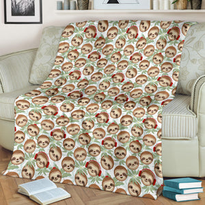 Happy DJ Sloth Blanket