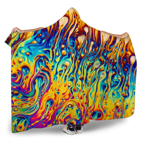 Image of Fractal Hooded Blanket V.5