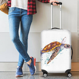 Cute Turtle Luggage Cover V2 