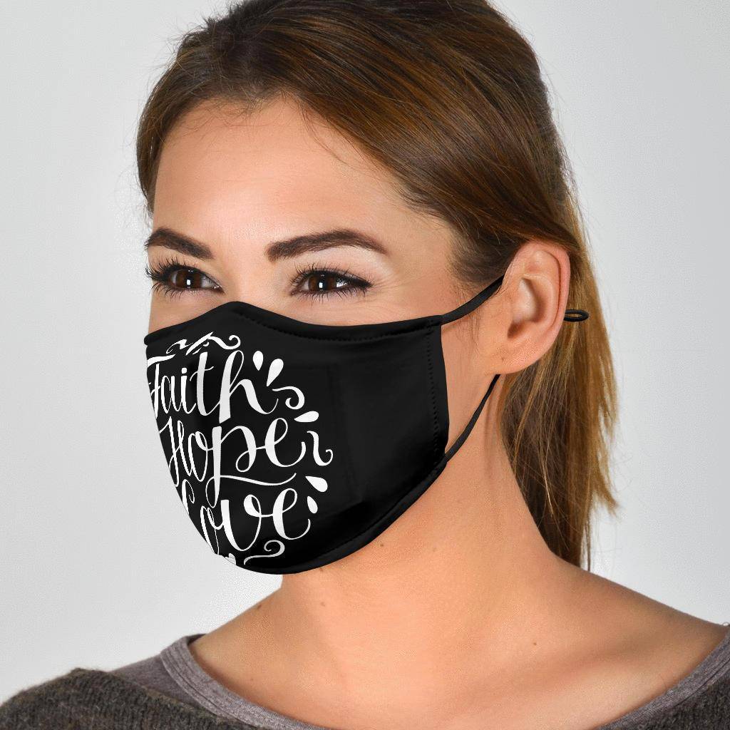 Faith Hope Love Face Mask Face Mask 
