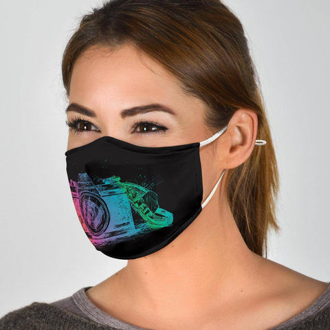 Image of Colorful Camera Fask Mask Face Mask 