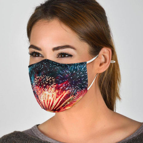 Image of Fireworks Face Mask V3 Face Mask 