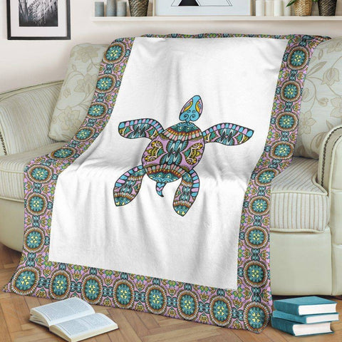 Image of Premium Tribal Turtle Blanket V.1 