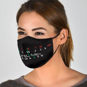 Focal Length Face Mask Black 