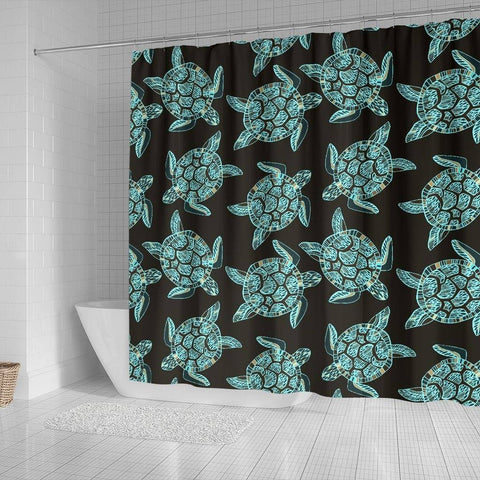 Image of Turtle Shower Curtain, V.4 shower curtain 