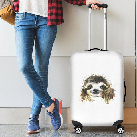 Image of Cute Sloth Luggage Covers 
