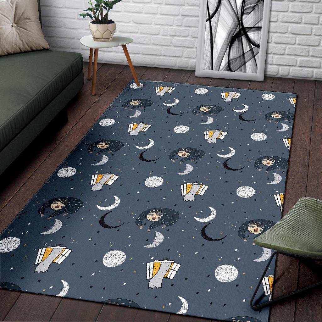 Space Sloth Area Rug Rug 