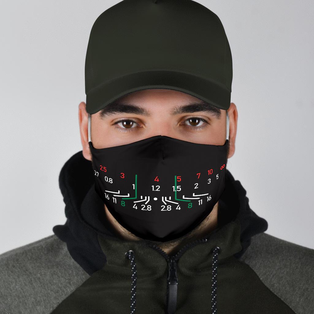 Focal Length Face Mask Black 