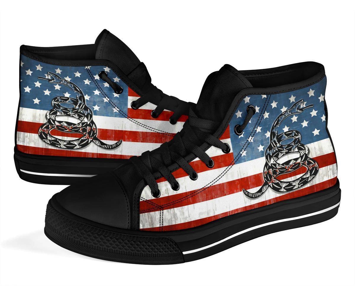 'Merica Dont Tread On Me Canvas Shoes Shoes 