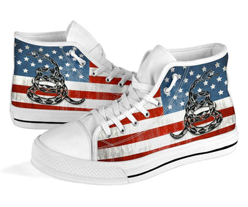 'Merica Dont Tread On Me Canvas Shoes Shoes 