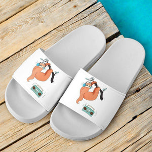 DJ Sloth Slide Sandals Slides 