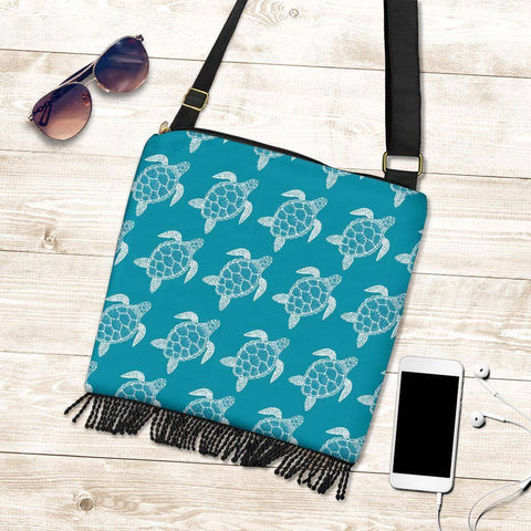 Image of Cool Sea Turtle Boho Purse V.3 purse 