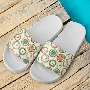 Time Clock Slide Sandals Slides 