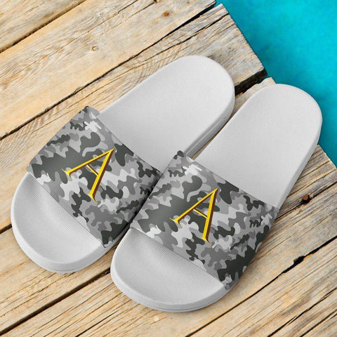 Image of Snow Camo Slide Sandals | Initials AA Slides 