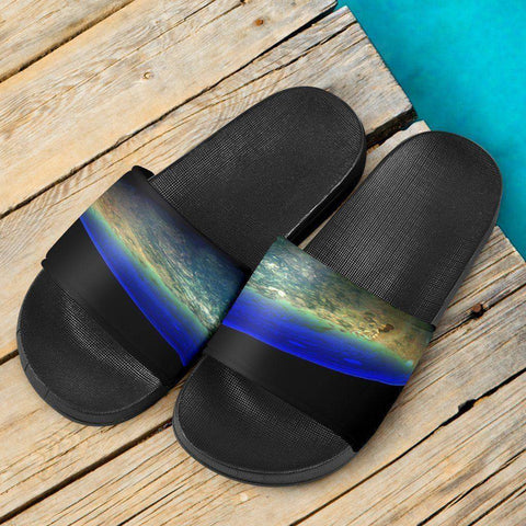 Image of Jupiter Split Slide Sandals Slides 