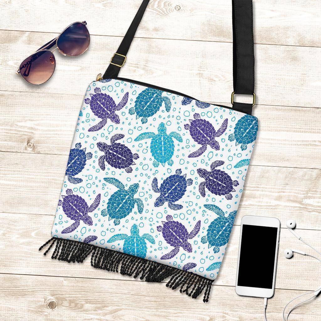 Sea Turtle Boho Purse V1 purse 