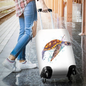 Cute Turtle Luggage Cover V2 