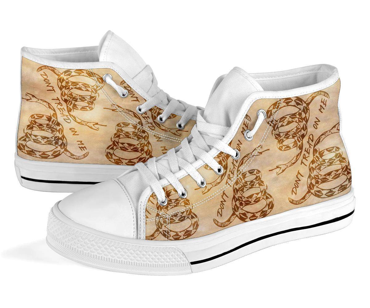 Dont Tread On Me High Top Shoes Shoes 