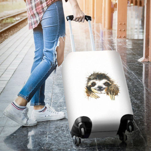 Image of Cute Sloth Luggage Covers 