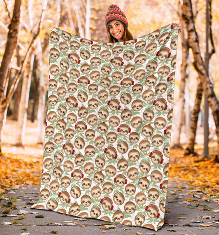 Image of Happy DJ Sloth Blanket