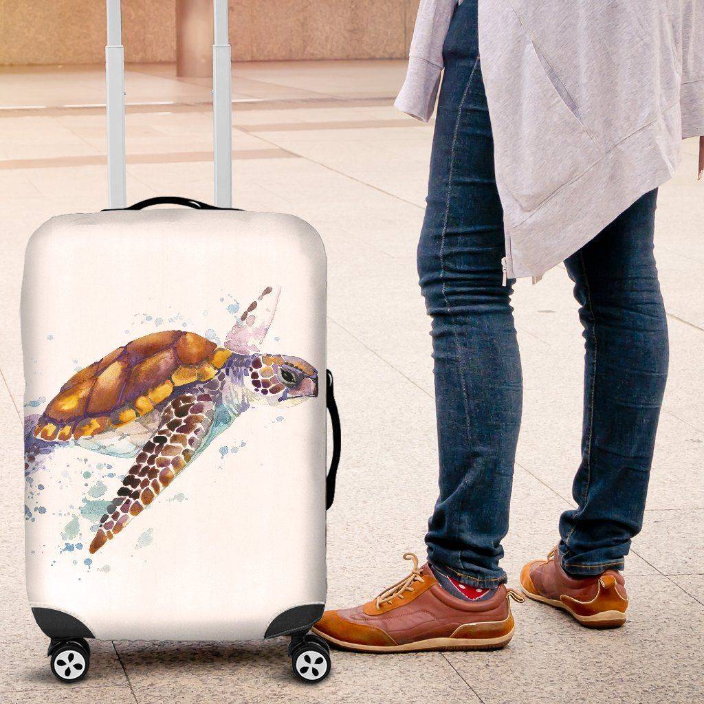 Cute Turtle Luggage Cover V2 
