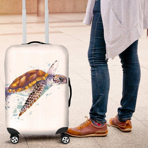 Image of Cute Turtle Luggage Cover V2 