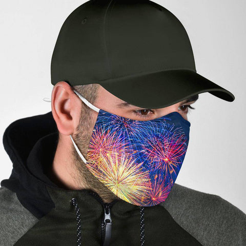 Image of Fireworks Face Mask V2 Face Mask 