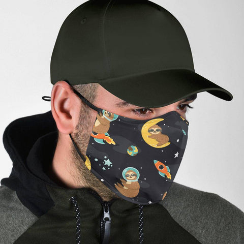 Image of Space Sloth Face Mask 