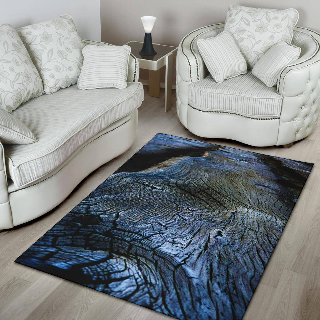 "Weathered Wood" Striking Area Rug Rugs 